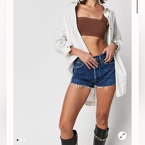 AGOLDE Feel Good vintage shorts.